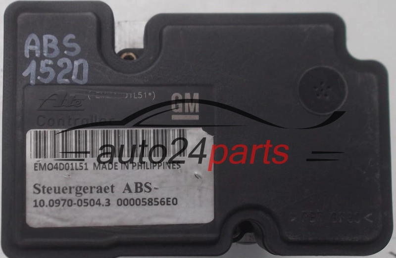ABS PUMP OPEL ASTRA H ZAFIRA B GM 24447833 GN, ATE 10.0207-0020.4, 10020700204, 10.0970-0504.3, 10097005043
