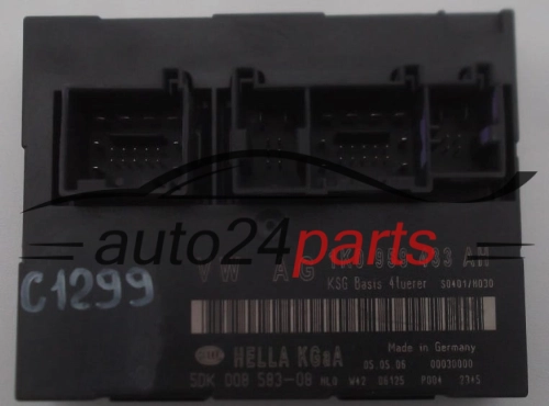 Centralina modulo comfort  SKODA OCTAVIA 1.9 TDI HELLA 5DK 008 583-08,  1K0 959 433 AH