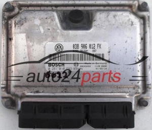 KOMPUTER STEROWNIK SILNIKA SEAT LEON 1.9 TDI ASV 038906012FK, 038 906 012 FK, BOSCH 0 281 010 683, 0281010683, DIESEL EDC15VM+ 3357, 28SA5092 -   6622, 9157, 12212, 12685, 13921, 12810