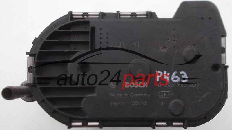 THROTTLE BODY CHEVROLET CAPTIVA 2.4 BOSCH 0 280 750 222, 0280750222, 92067741 