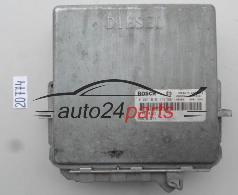 CENTRALINA DO MOTORE LAND ROVER FREELANDER 2.0 TDI BOSCH 0281010113, 0 281 010 113, TYPE 4125 MSG101071 