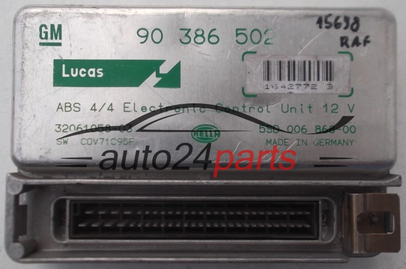 ABS STEROWNIK OPEL GM 90 386 502, 90386502, LUCAS 32061058-03, 3206105803, HELLA 5SD 006 868-00, 5SD00686800
