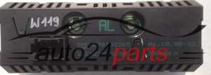 WYŚWIETLACZ RADIA CIEKŁOKRYSTALICZNY OPEL ASTRA G SIEMENS 5WK70007, GM 009133265 AL