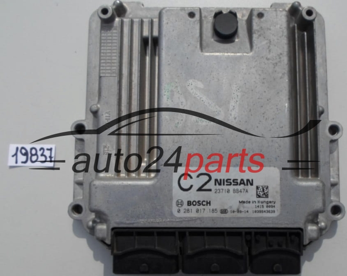 KOMPUTER STEROWNIK SILNIKA NISSAN QASHQAI 2.0 DCI BOSCH 0 281 017 185, 0281017185, 23710 BB47A, 23710BB47A
