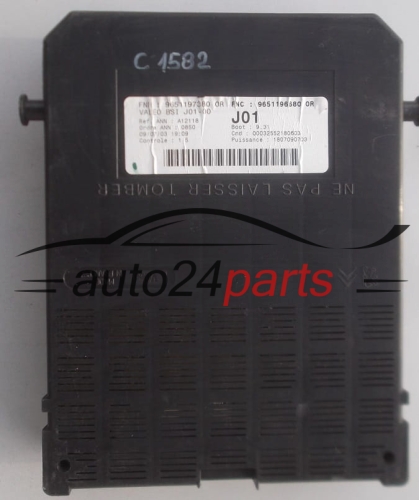 MÓDULO DE CONTROL BSI CITROEN PEUGEOT 9651196680