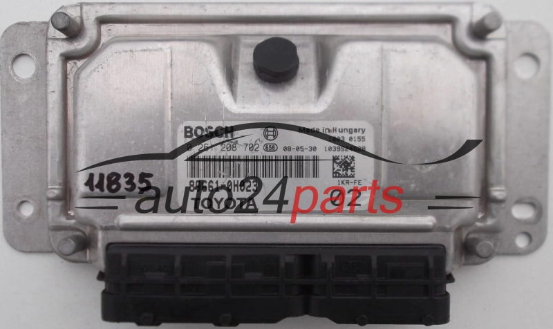 KOMPUTER STEROWNIK SILNIKA TOYOTA BOSCH 0 261 208 702, 0261208702, 89661-0H023, 896610H023
