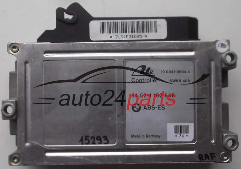 CENTRALINA ABS BMW E36 ATE Controller 5WK8 408, 5WK8408, 10.0941-0804.4, 10094108044, 3452-1 162 646, 34521162646