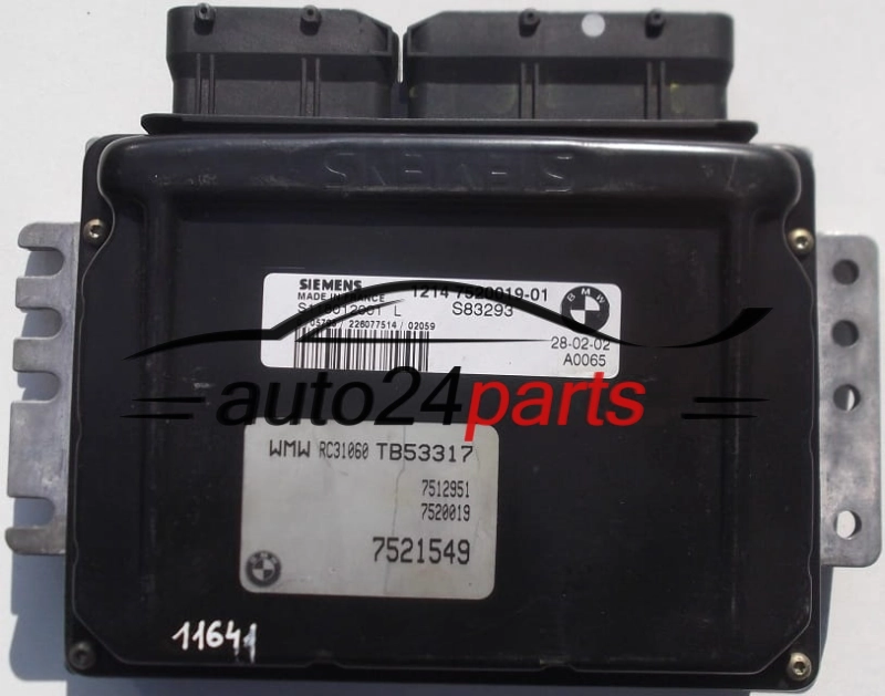 MOTORSTEUERGERÄT ECU STEUERGERÄT MINI ONE COOPER 1.6 SIEMENS S118012001 L,1214 7520019-01, 1214752001901
