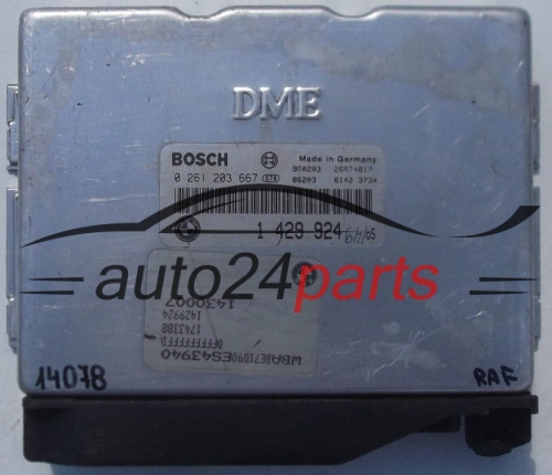 CENTRALITA DE MOTOR BMW 3ER 318 E36  BOSCH 0 261 203 667, 0261203667, 1 429 924, 1429924
