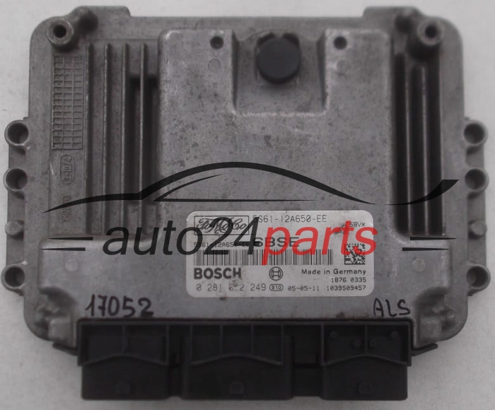 Μονάδα Ελέγχου Κινητήρα FORD FIESTA 1.6 TDCI BOSCH 0 281 012 249, 0281012249, FoMoCo 5S61-12A650-EE, 5S6112A650EE 
