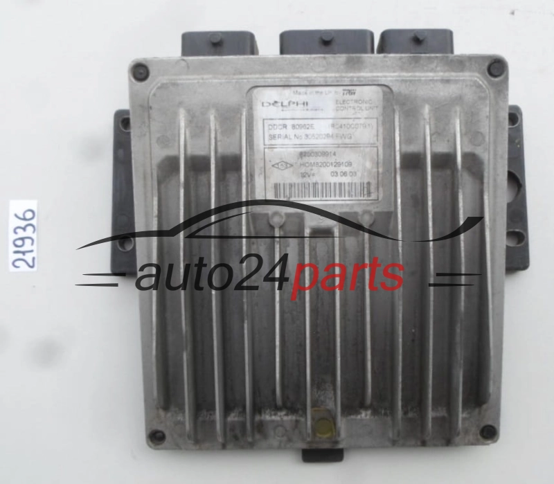 Μονάδα Ελέγχου Κινητήρα RENAULT KANGOO 1.5 DCI 8200309914, R0410C079A 