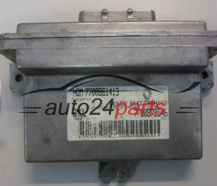 MOTORSTEUERGERÄT ECU STEUERGERÄT RENAULT CLIO Delco 16210759, HOM 7700861413, 7700872546, BMUL