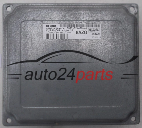 Μονάδα Ελέγχου Κινητήρα FORD FOCUS 1.6 16V SIEMENS S118944001 H,  FoMoCo 5M51-12A650-HGG