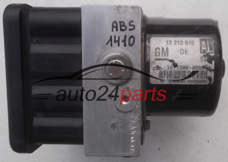 POMPE HYDRAULIQUE ET CALCULATEUR dABS OPEL ASTRA H ZAFIRA B GM 13 213 610 AL, 13213610, ATE 10.0206-0206.4, 10020602064, 10096005483