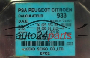 Centralina coluna de direcção CITROEN PEUGEOT 96 629 933 80, 69 000 01 212/--A