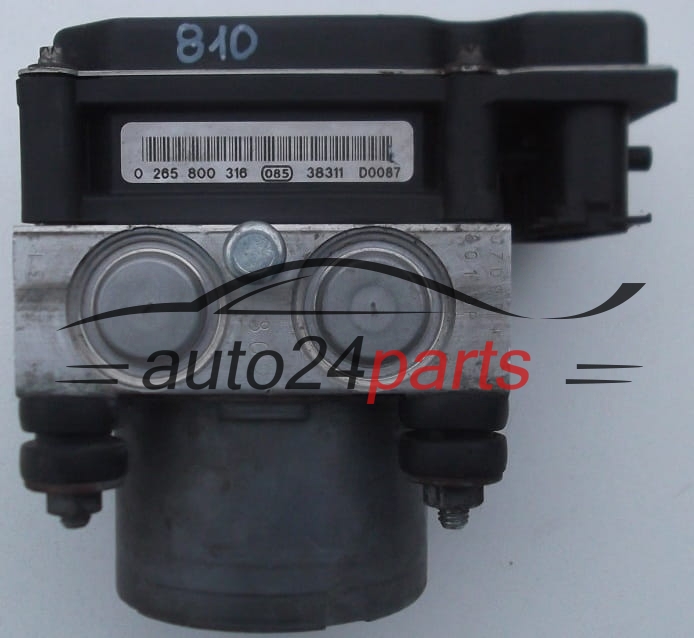 ABS HYDRAULIK-AGGREGAT MIT STEUERGERAET RENAULT CLIO II KANGOO THALIA TWINGO NISSAN KUBISTAR BOSCH 8200 229 137, 8200229137, 0 265 800 316, 0265800316
