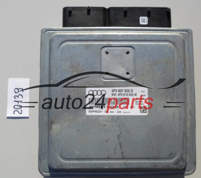 KOMPUTER STEROWNIK SILNIKA AUDI A6 2.4 SIEMENS VDO 5WP45241 06, 5WP4524106, 4F0 907 552 D, 4F0907552D