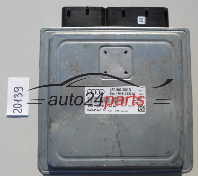 KOMPUTER STEROWNIK SILNIKA AUDI A6 2.4 SIEMENS VDO 5WP45241 06, 5WP4524106, 4F0 907 552 D, 4F0907552D