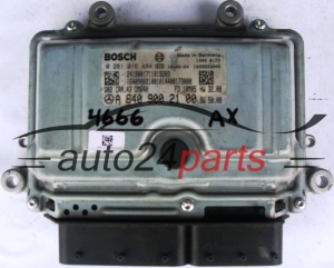 ECU CENTRALITA DE MOTOR MERCEDES B180 2.0 CDI BOSCH 0281016484, 0 281 016 484, A6409002100, 6409002100, A 640 900 21 00