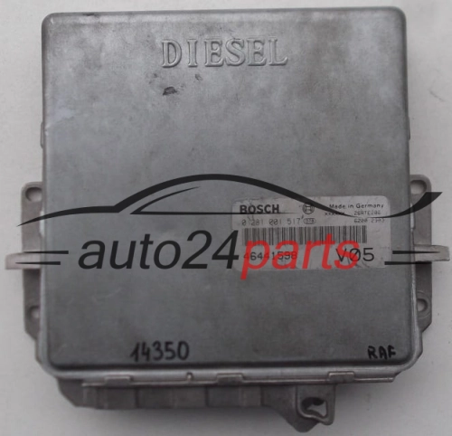 MOTORSTEUERGERÄT ECU STEUERGERAT FIAT MAREA BOSCH 0 281 001 517, 0281001517, 46441598 