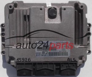 CENTRALINA MOTORE PEUGEOT 206 1.4 HDI BOSCH 0281010707, 0 281 010 707, 9647158080, 96 471 580 80, 9647785580, EDC16C3 82