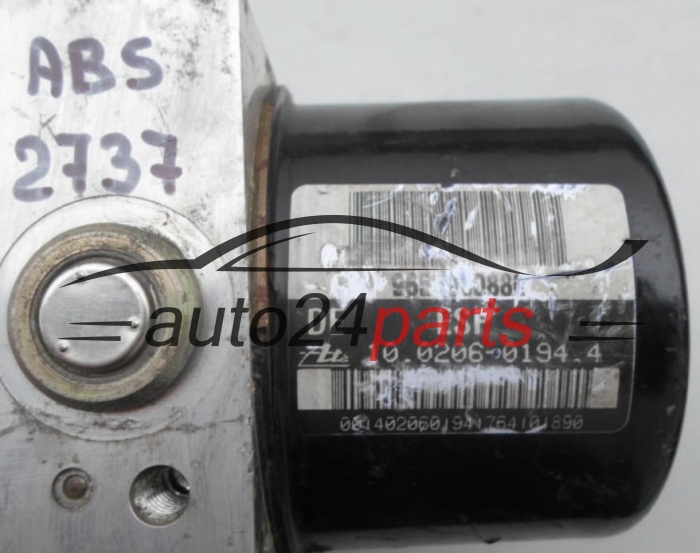 ABS PUMPE BLOCK HYDRAULIKPUMPE STEUERGERÄT PEUGEOT 206 9655960880, 10.0206-0194.4, 10020601944, 10.0960-1150.3, 10096011503 