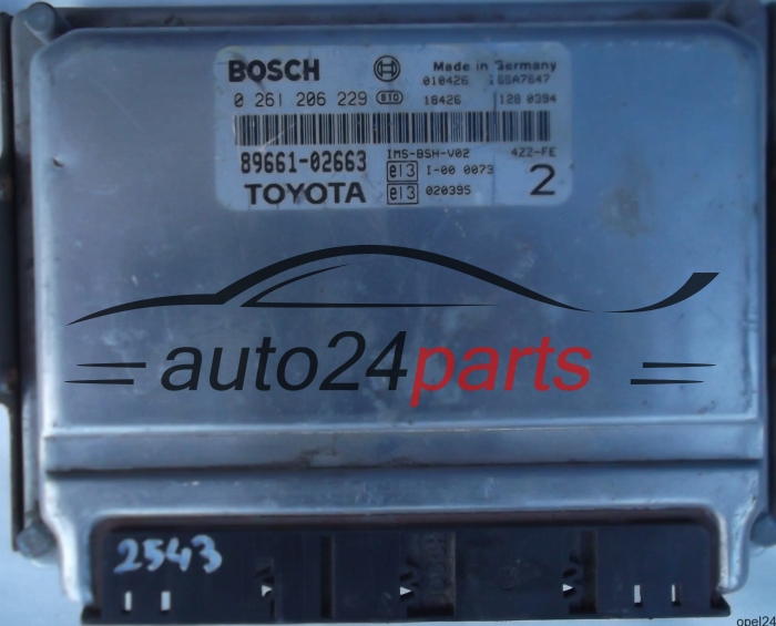 ΜΟΝΑΔΑ ΕΛΕΓΧΟΥ ΚΙΝΗΤΗΡΑ TOYOTA COROLLA 1.4 4ZZ-FE  8966102663 BOSCH 0261206229