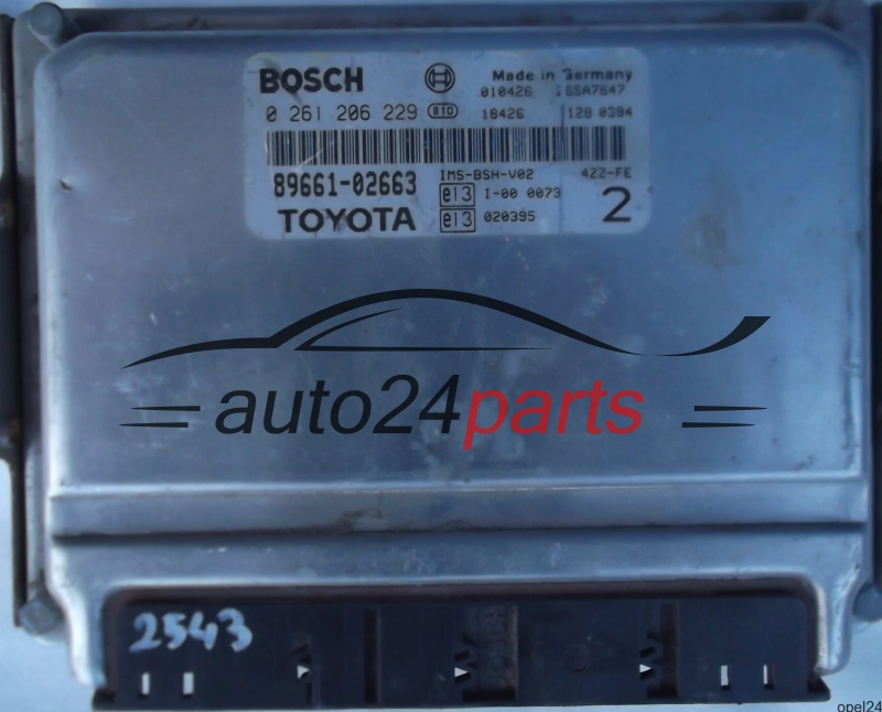 ΜΟΝΑΔΑ ΕΛΕΓΧΟΥ ΚΙΝΗΤΗΡΑ TOYOTA COROLLA 1.4 4ZZ-FE  8966102663 BOSCH 0261206229