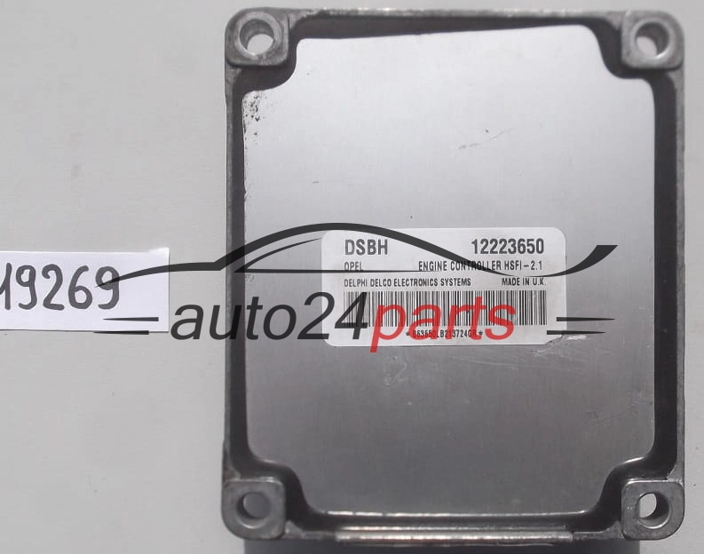 KOMPUTER STEROWNIK SILNIKA OPEL ASTRA CORSA ZAFIRA 1.4 Z14XE 1.6 Z16XE Z16SE DELPHI DELCO 12223650 DSBH