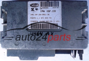 ECU CENTRALITA DE MOTOR FIAT PUNTO 1.1 MAGNETI MARELLI IAW 16F.EB, IAW16FEB, 7795574, 61602.063.01, 6160206301