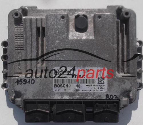 CENTRALINA DO MOTORE FORD FUSION FOCUS 2.0 TDCI BOSCH 0281 011 612, 0281011612, 6S61-12A650-VC, 6S6112A650VC, 1039S10023, 5DSC