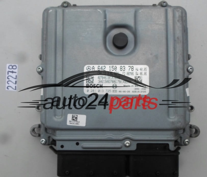 MERCEDES E 300 3.0, BOSCH 0 281 013 725, BOSCH 0281013725, A 642 150 83 78, A6421508378