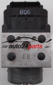 POMPE HYDRAULIQUE ET CALCULATEUR d'ABS OPEL ASTRA G ZAFIRA BOSCH 0 265 216 651, 0265216651, 90 581 417, 90581417, 0 273 004 362, 0273004362