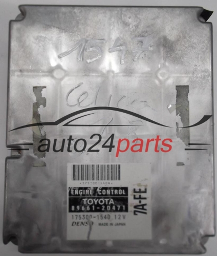 ECU ENGINE CONTROLLER TOYOTA CELICA 1.8 DENSO 175300-1540,  89661-2D471
