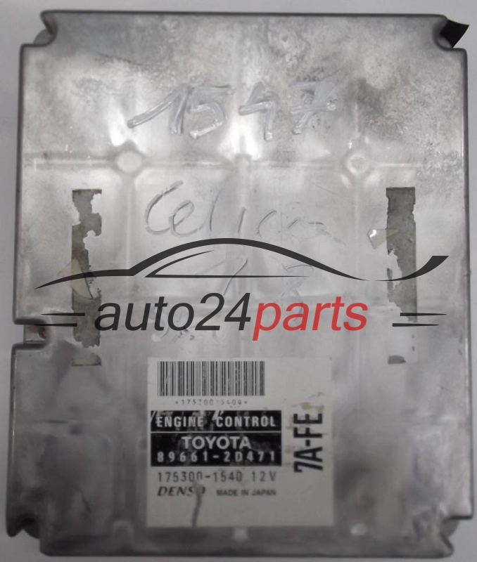 ECU ENGINE CONTROLLER TOYOTA CELICA 1.8 DENSO 175300-1540,  89661-2D471