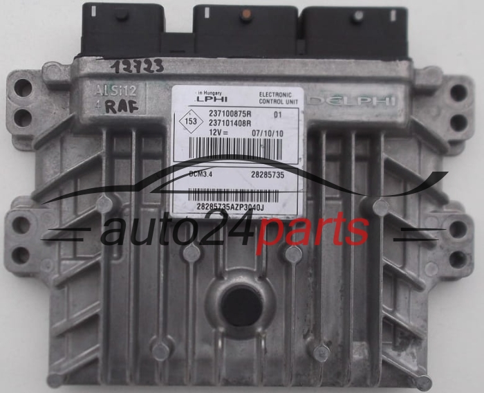 ecu engine control module NISSAN RENAULT 1.5 DCI