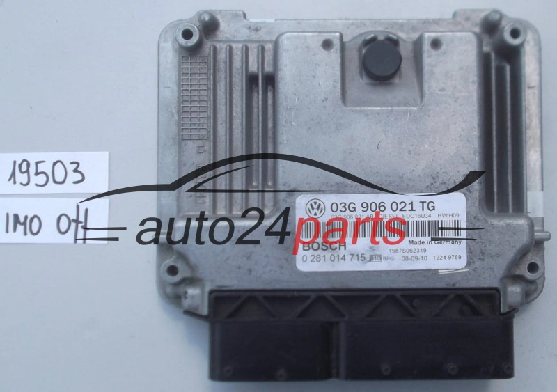 Motorsteuergerät SKODA OCTAVIA BOSCH 0281014715 03G906021TG 03G906021AB EDC16U34