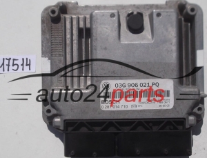 Μονάδα Ελέγχου Κινητήρα SKODA OCTAVIA 2.0 TDI BOSCH 0 281 014 710,  03G 906 021 PQ,  03G906021AB, EDC16U34