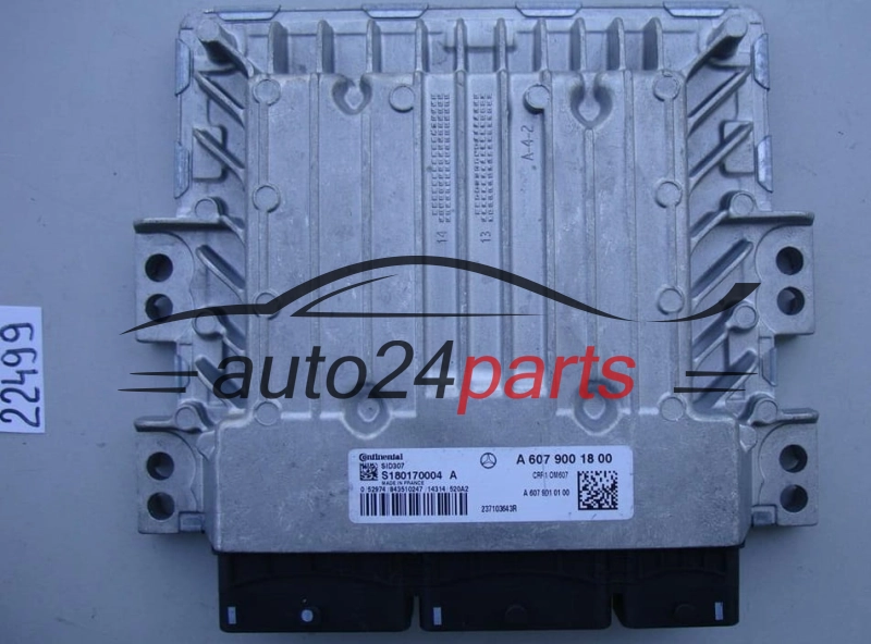 CALCULATEUR MOTEUR MERCEDES W246 S180170004 A, S180170004A, A 607 900 18 00, A6079001800, SID307
