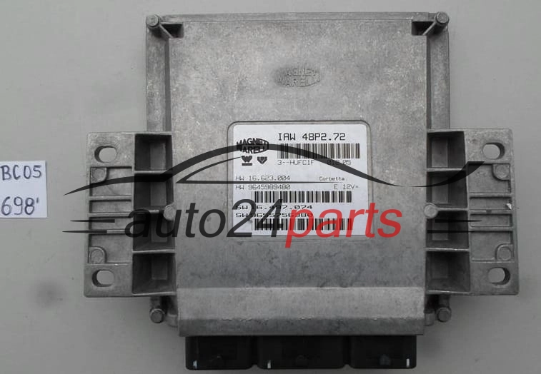 CITROEN C3 MAGNETI MARELLI IAW 48P2.72, IAW48P272, HW 16.623.004, 16623004, 9645989480, SW 16.497.064, 16497064, 9648568480