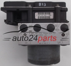 ABS CENTRALINA POMPA RENAULT CLIO II KANGOO THALIA TWINGO NISSAN KUBISTAR BOSCH 0 265 231 333, 0265231333,  0 265 800 316, 0265800316