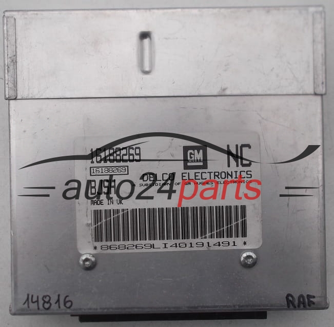MOTORSTEUERGERÄT ECU STEUERGERAT OPEL CORSA B DELCO 16188269 NC, 16188269NC, BJSH 