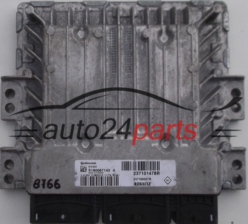 MOTORSTEUERGERÄT ECU STEUERGERÄT  RENAULT CONTINENTAL S180067143 A