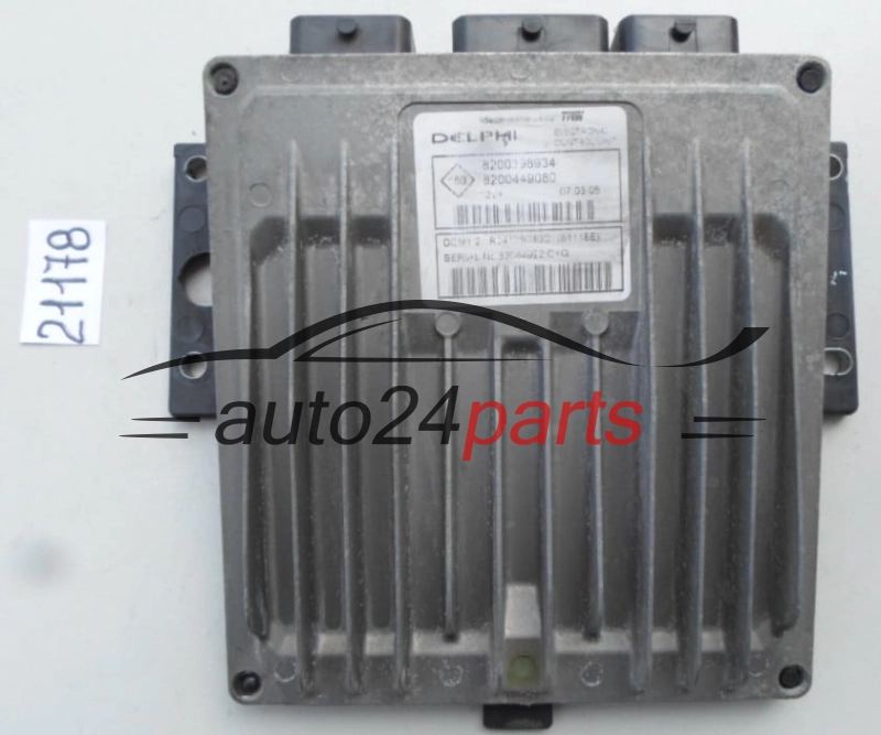 RENAULT MODUS 1.5 DCI 8200398934 8200449080 DELPHI DCM1.2 R0410B030C 