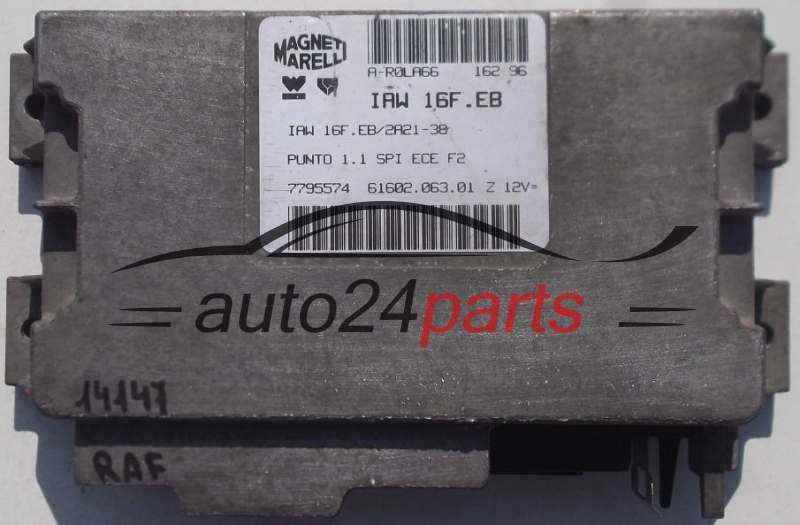 KOMPUTER STEROWNIK SILNIKA FIAT PUNTO 1.1 MAGNETI MARELLI IAW16FEB