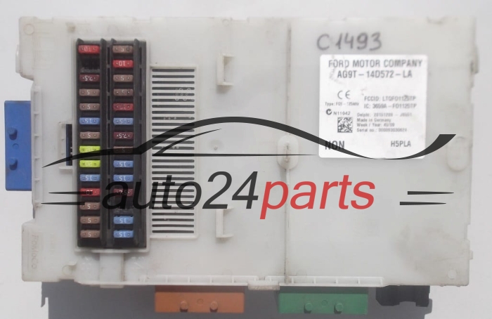 BOITE ELECTRIQUE A RELAIS ET FUSIBLE  LAND ROVER Delphi 28151289-J6551,  AG9T-14D572-LA