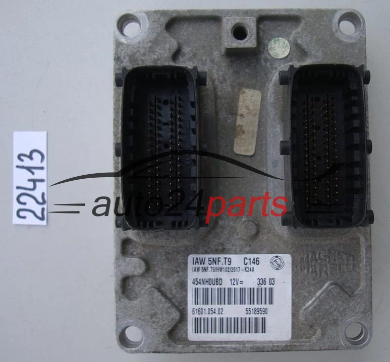 KOMPUTER STEROWNIK SILNIKA FIAT STILO 1.6 Magneti Marelli IAW 5NF.T9, IAW5NFT9, 55189590