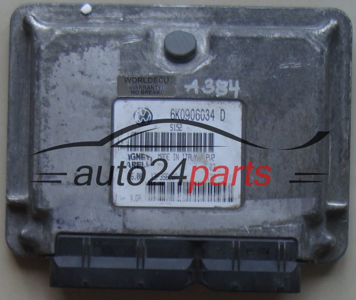 Μονάδα Ελέγχου Κινητήρα  SEAT IBIZA 1.4 Magneti Marelli IAW 4LV.0A, IAW 4LV.OA, 6K0 906 034 D, 61600.553.03