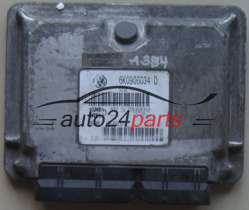 Μονάδα Ελέγχου Κινητήρα  SEAT IBIZA 1.4 Magneti Marelli IAW 4LV.0A, IAW 4LV.OA, 6K0 906 034 D, 61600.553.03