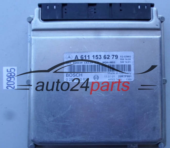 KOMPUTER STEROWNIK SILNIKA MERCEDES SPRINTER 2.2 220 CDI BOSCH 0281010616, 0 281 010 616, A6111536279, A 611 153 62 79, 6111536279, ED6039 CR2.35 FD 01M04